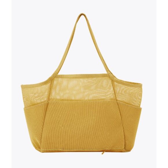 BEIS NWT The Mesh Beach Tote in Honey Yellow - Picture 2 of 5